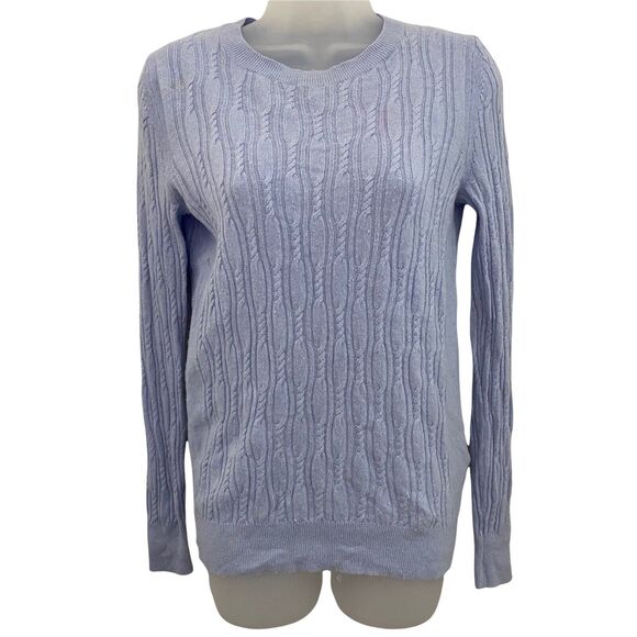 Banana Republic Filpucci Sweater Small Light Blue Merino Wool FLAWED - Picture 1 of 9